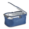 Insulated Picnic Basket Outdoor Foldable 30L Insulated Cooler Basket Collapsible Picnic Lunch Cooler Bag